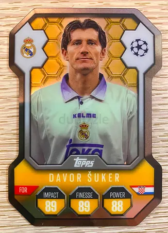 Chrome Pro Elite Shield SH7 Davor Šuker - 2024-25 Topps Match Attax UEFA Club Competitions