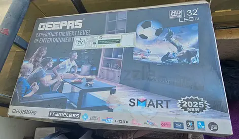 Geepass smart TV, can download anything and control through your mobile phone. Still new am selling