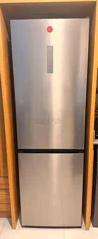Hoover Stainless Steel Bottom-Freezer Refrigerator - Good Condition