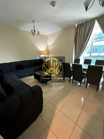 FURNISHED 2BHK AVAILABLE FOR RENT IN ORIENT TOWER AJMAN FULL SEA VIEW