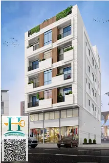 mmercial residential Plot for sale in – Ajman Location: Al-Amrah Area Land Permit: G+6