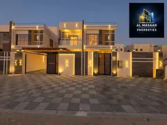 Villa for sale in Al Rawda, spacious land area 5000 sq ft with an external annex, two floors and a r