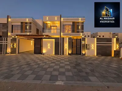 Villa for sale in Al Rawda, spacious land area 5000 sq ft with an external annex, two floors and a