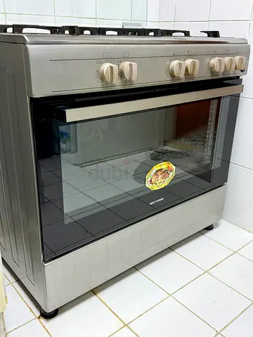 Wolf Power Stainless Steel 5-Burner Gas Range with Oven - Perfect Working Condition