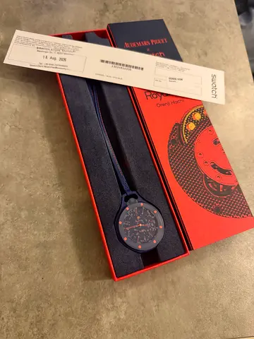 AP x swatch Orenji Hachi