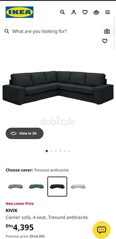 IKEA KIVIK 4-Seater Corner sofa