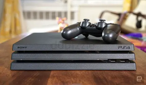 Sony PS4 Pro with DualShock 4 Controller - Good Working Condition