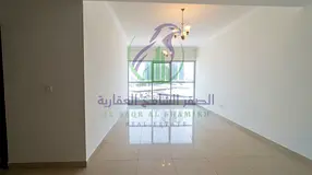 Three Bedroom Apartment for Annual Rent in Al Taawun Sharjah with Panoramic Sea View Master Bedroom 