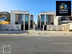 Modern villa in a happy Al Yasmin area with a private pool and rooftop, 7 master bedrooms, personali