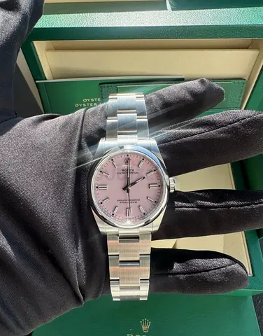 Rolex Oyster Perpetual Candy Pink Dial 1:1 Super Clone With Box and Card