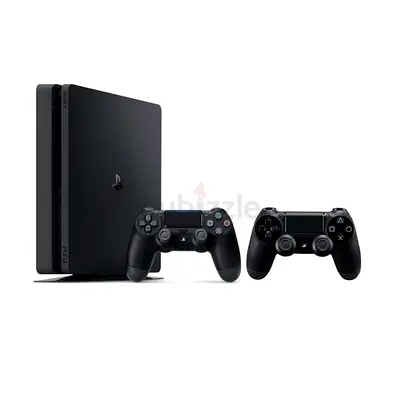 Sony PlayStation 4 - Slim - Black - 500GB with 2 Controller | New Display | Warranty | FREE Delive