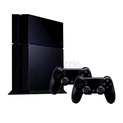 Sony PlayStation 4 - Fat - Black - 500GB with 2 Controller | New Display | Warranty | FREE Deliver