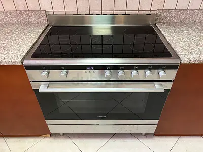 Siemens 5 burner electric ceramic cooking range