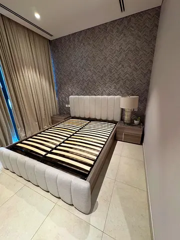 Selling home center bed with side table