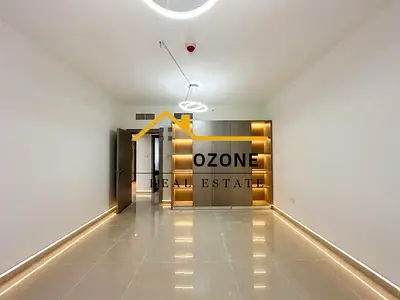 New building, wardrobes, balcony, with parking designer finishing with 2 baths in new muweillah commercial