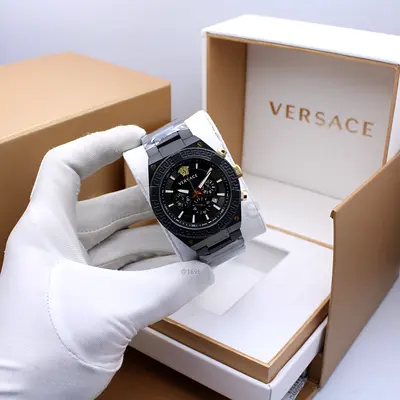 Versace Stainless Steel Chronograph Master Copy Watch