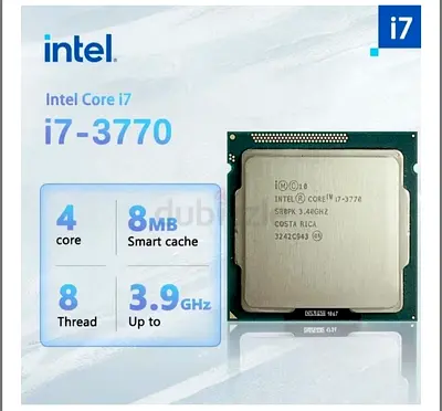 Intel Core i7-3770 CPU - Socket LGA1155, 3.5GHz (Used)