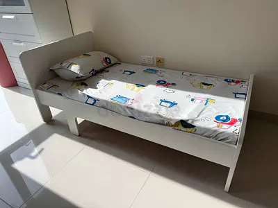 Negotiable - White Extendable Bed IKEA SLAKT for Toddlers / Children