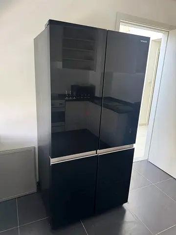 Hitachi Black Glass Four Door Refrigerator