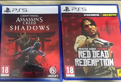 PS5 Games Bundle - Assassins Creed and Red Dead Redemption