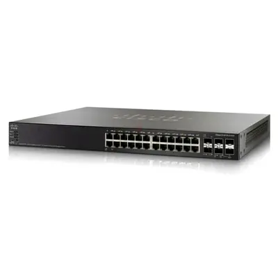 Cisco SG500X-24MPP 24-Port Gigabit PoE+ Managed Switch – 740W PoE – 4x 10G SFP+