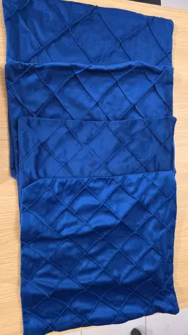 Set of 4 Blue Cushions Covers NEW