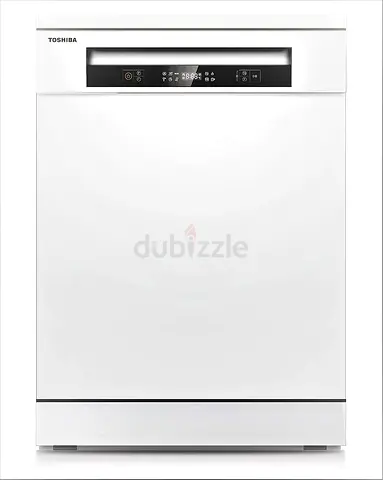 New Toshiba Dishwasher 14-Place Settings with 6 Programs White Color DW14F1(W)-R