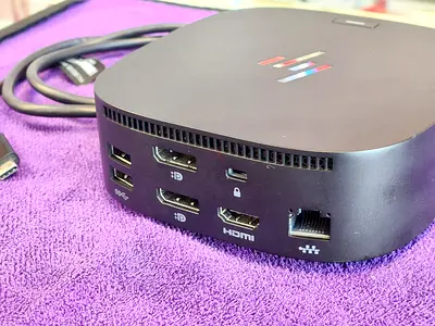 HP Docking Station - Type C to multiple Ports option connectivity