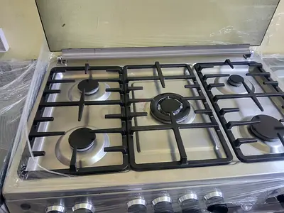 Stainless Steel 5-Burner Gas Hob - Excellent Condition