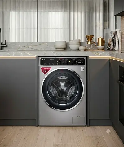 LG TrueSteam Latest Model Washer Dryer – 10kg Wash / 7kg Dry | Full Touch Screen