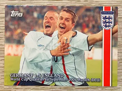 2002 Topps England 58 Germany 1-5 England