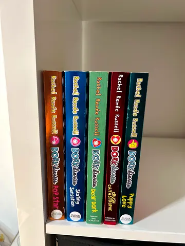 Dork Diaries boxed set (5 books) by Rachel Renée Russell - kids/young teen