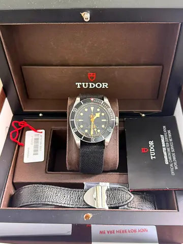 Tudor Black Bay Heritage Automatic Men's Watch with Box and Strap