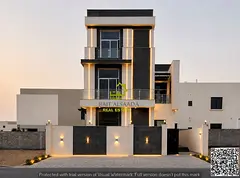 Modern villa in Al Yasmin with a swimming pool (water and electricity included) directly on the main