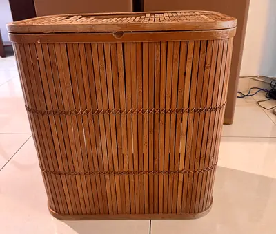 Bamboo Laundry Hamper with Lid