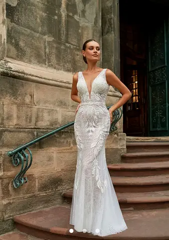 Wedding bridal dress white size M