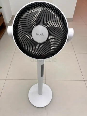 Levoit Pedestal Fan - Oscillating Tower Fan, White (Good Condition)