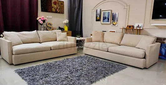 Excellent condition __ Crate&Barrel Lounge Deep feather filled 5 seater sofa
