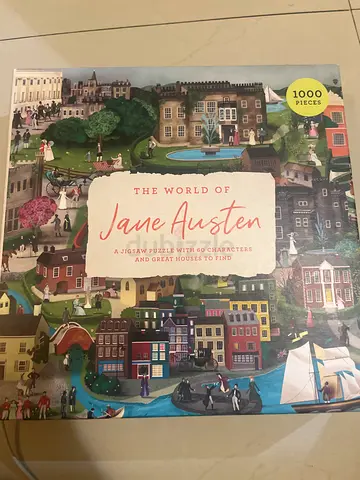 The World of Jane Austen — 1000-piece illustrated book/jigsaw book