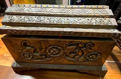 Wooden designed box-40cm length