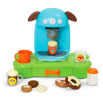 Skip Hop Kids Play Coffee Machine Set with Cups, Donuts and Accessories