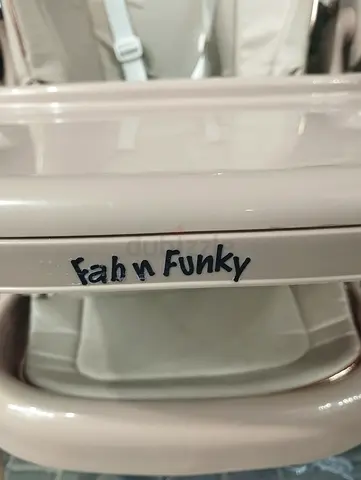 Fab n Funky baby high chair, clean and gently used
