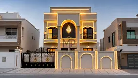 **Luxury Double-Facade Villa for Sale in Al Yasmin – Ajman!** *Modern Design | High Privacy | Free