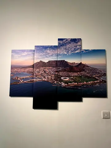 5-piece Coastal City Multi-panel Wall Art Canvas