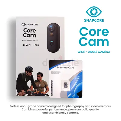 SnapCore Core Cam 4K Action Camera – Brand New | AED 160 📸