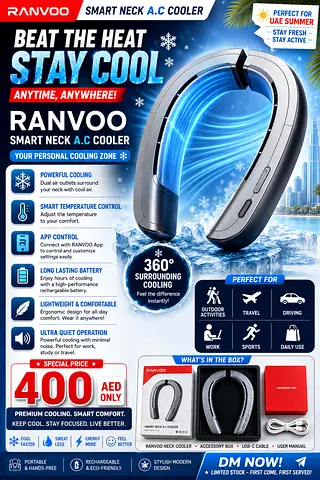 Ranvoo Aice Lite Max wearable Smart Air Conditioner