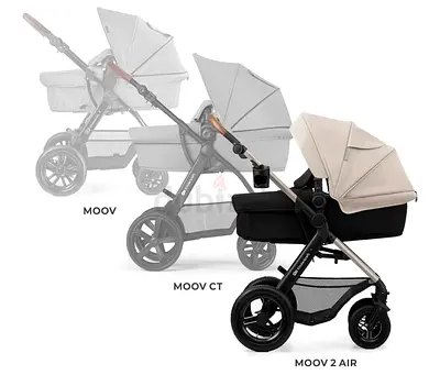 Bugaboo MOOV 2 Air stroller with bassinet - used, good condition