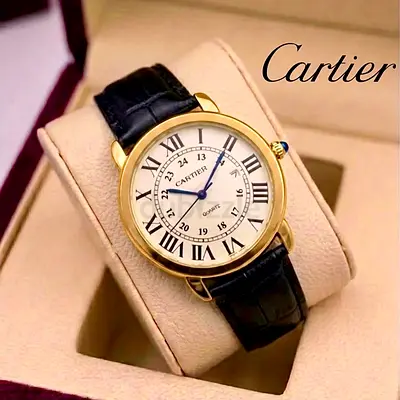 cartier mens quartz watch