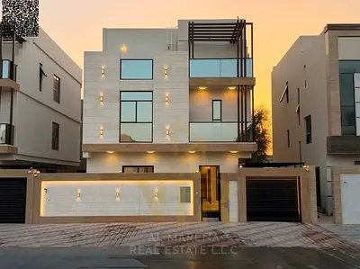 Luxurious finishing and prime location | 5 master bedrooms | Two floors, rooftop, and swimming pool | Price includes electricity, water, and air condi