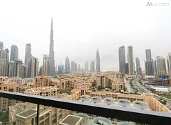 Spacious 1BR + Balcony | Bellevue Tower | Downtown Dubai